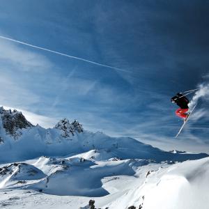Skieur Val d'Isere